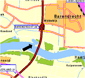 Overzichtskaart Bouwput Barendrecht