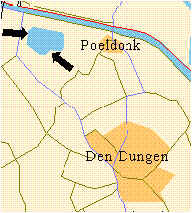 Overzichtskaart Meerse plas - Den Dungen